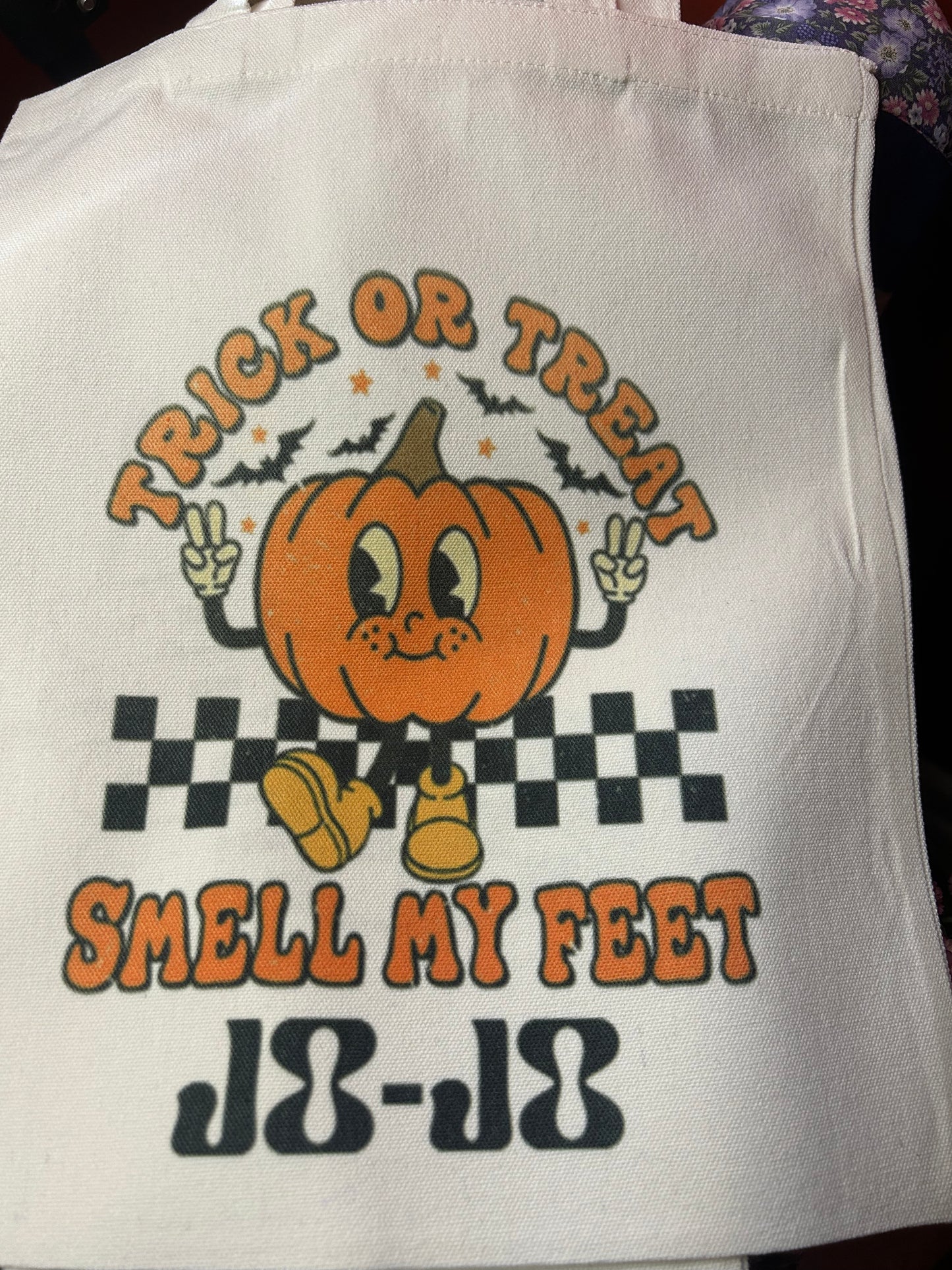 Canvas Trick or Treat Bags