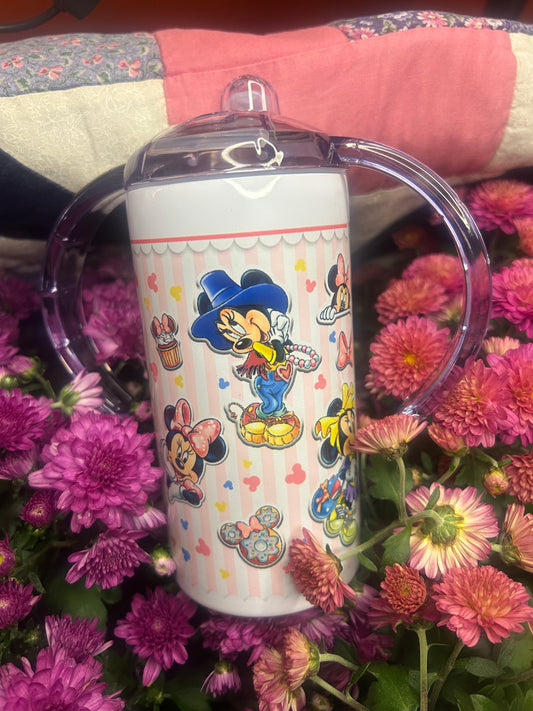 12oz Sippy w interchangeable lid and straw
