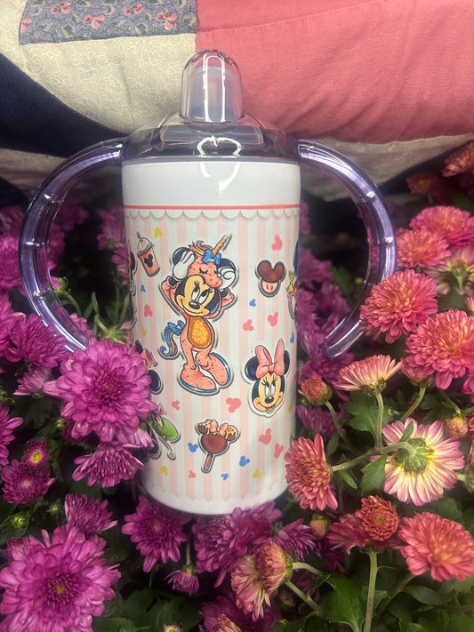 12oz Sippy w interchangeable lid and straw